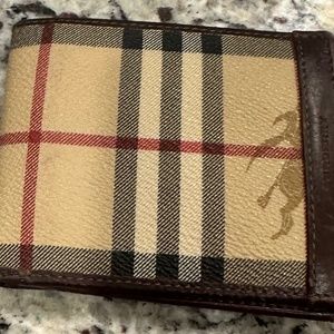 Burberry bifold wallet